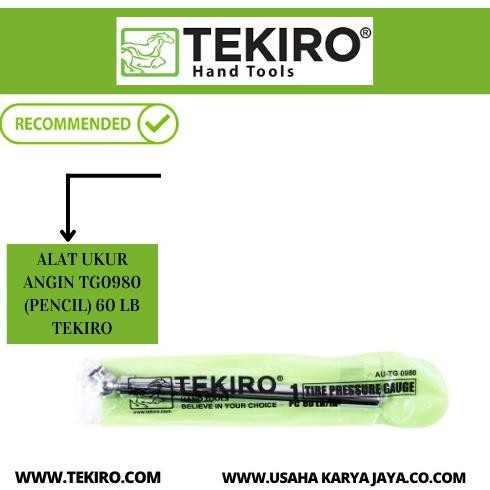 DISKON BESAR TEKIRO Tire Guade Type Pencil 120 LB Alat Ukuran Tekanan  Angin Ban Model Pensil TG0981