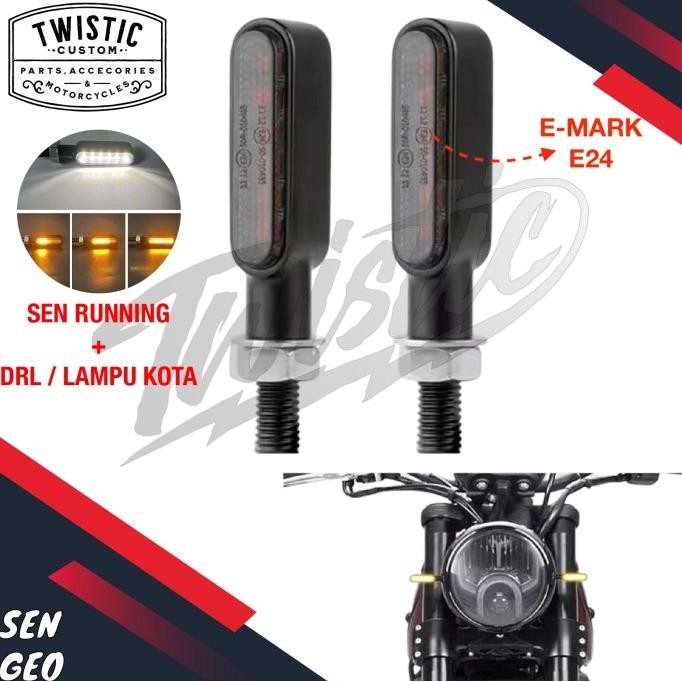 Lampu Sen Sein Belok Led 3 In 1 Geo Motor Mt 15 Vixion Mt 25 Xsr Benelli Pe 250 Leoncino Keeway V250