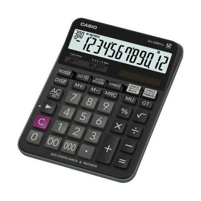 

Kalkulator Meja Casio Dj-120D Plus Desktop Check & Correct Calculator