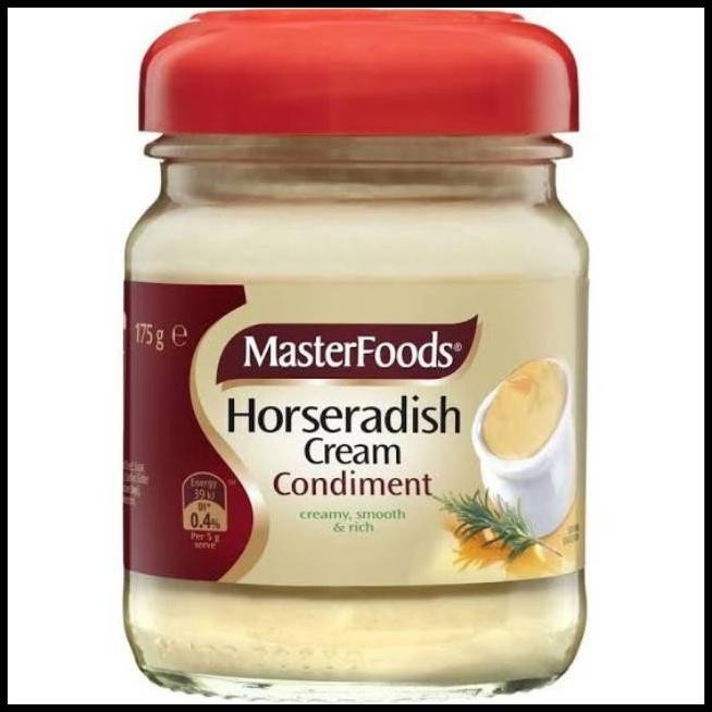 

Masterfoods Horseradish Cream Condiment 175Gr | Sauce | Dressing