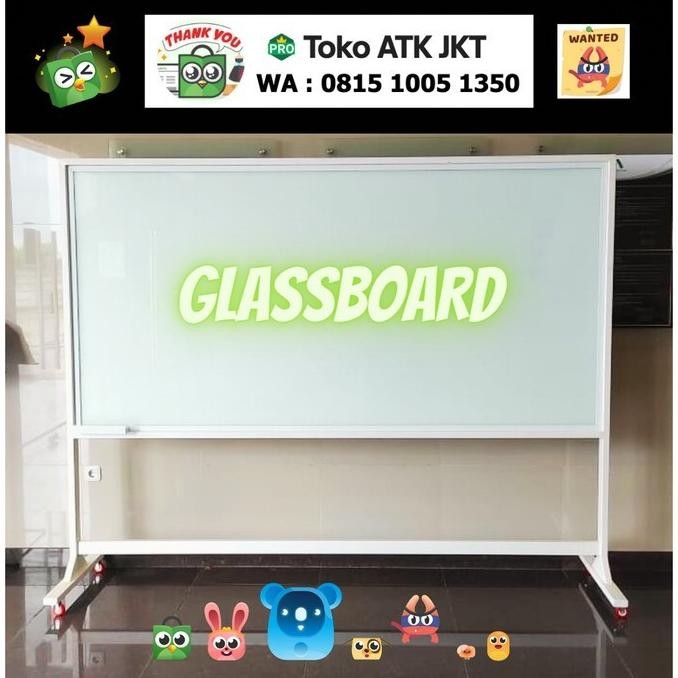 

Baru Glassboard Standing Magnetic 100X90 Cm Premium