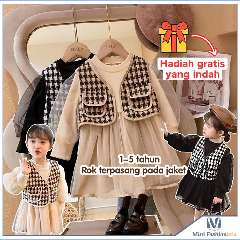 dress anak perempuan import baju anak perempuan dress import anak perempuan dress rompi import Gaun 