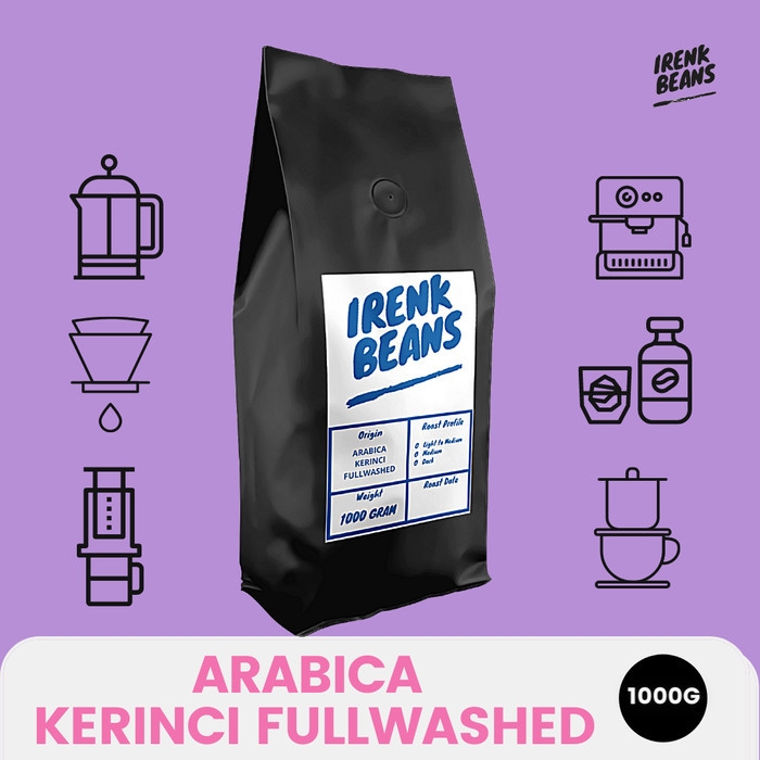 

Kopi Arabica Kerinci Fullwashed 1000G Biji Bubuk