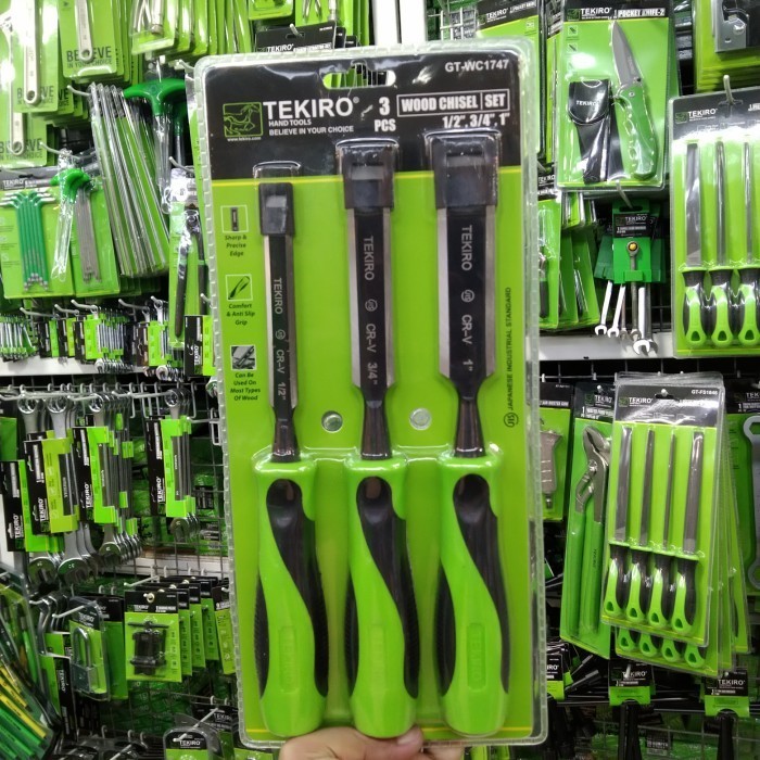 TERBARU Tekiro pahat kayu 3 pcs / tatah kayu Tekiro 3 pcs HOT SALE