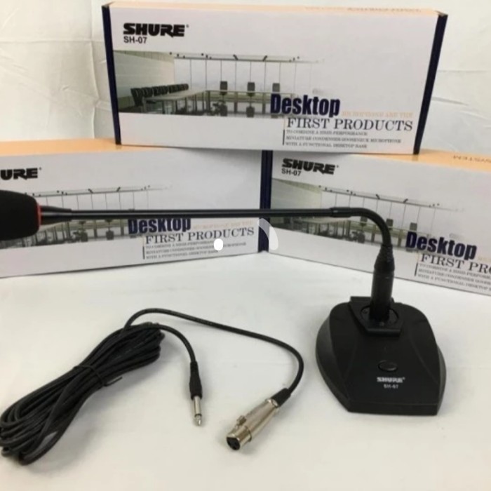 Termurah Mic Meja Shure Sh 20A/Sh20A Podium Kabel