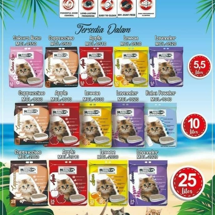 Pasir Kucing MARKOTOP 25 LITER