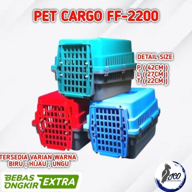 PET CARGO TRAVEL PET CARRIER CAGE KANDANG BAWA KUCING ANJING
