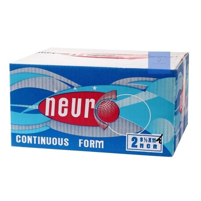 

BEBAS ONGKIR - Continuous Form / Kertas Dot Matrix Neuro 9 1/2 x 11 - 2 Ply NCR (K2)