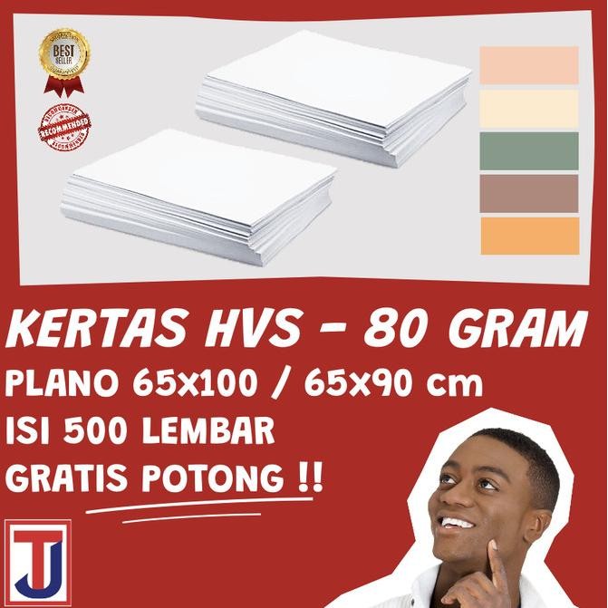 

Kertas HVS 80 GRAM PLANO Merek RAP isi 500 lembar