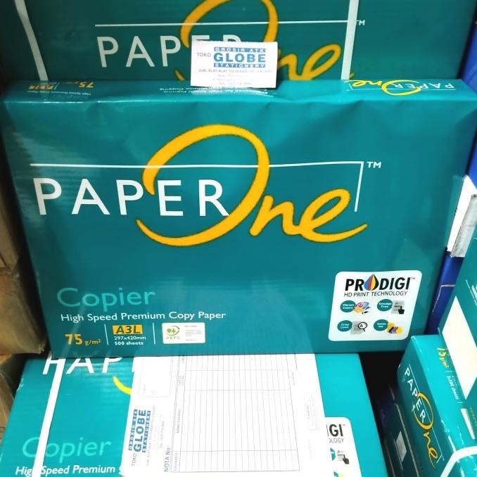 

NEW HVS Paper One A3 75 g/GSM (Kertas HVS A3L) per rim / ream