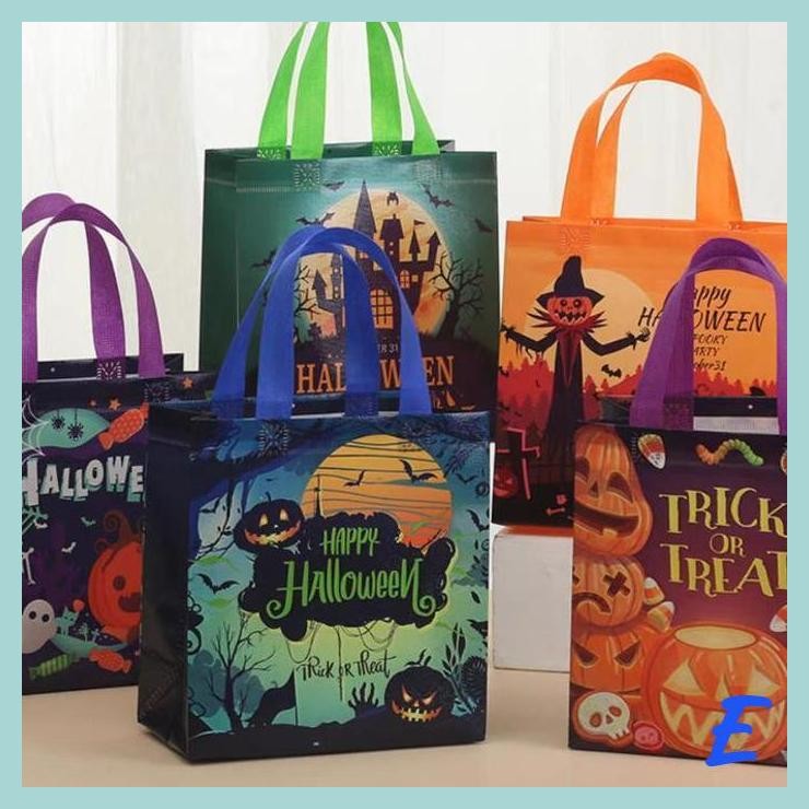 

| MIS | KANTONG SOUVENIR PVC TEMA HALLOWEEN GOODIE BAG TAS PERMEN PESTA GROSIR