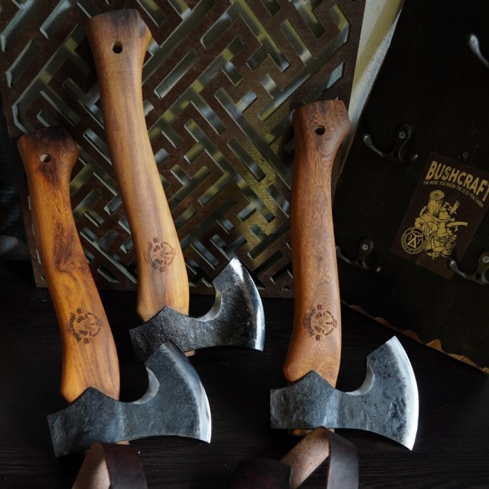 EKSLUSIF kampak hatchet bushcraft outdoor hunting survuval