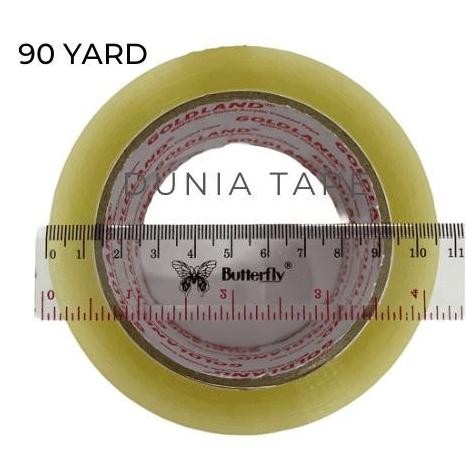

(DUS CARGO) Lakban Bening Coklat 2 inch x 90 yard /45mm x 90 yard - SS