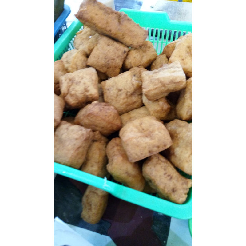 

Tahu goreng segi empat
