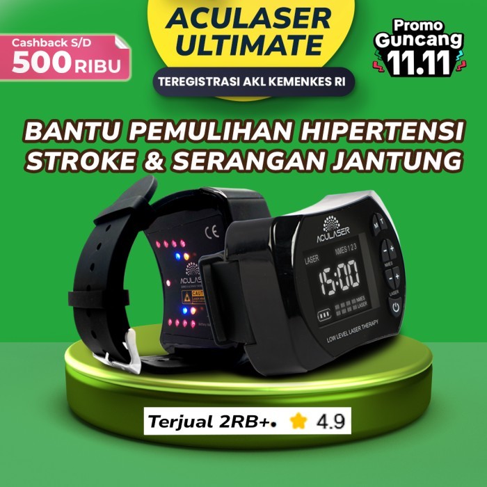 Promo Aculaser Ultimate 14 Titik + Nmes Terapi Laser Gogomall Metrotv