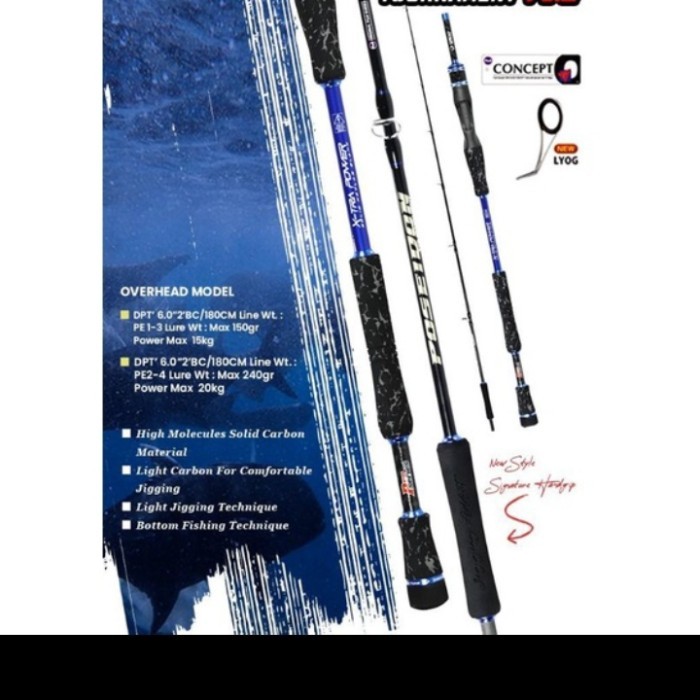 Termurah Daido Poseidon Tournament Pro Series Pe 1-3 Dan 2-4 Joran Jigging Fuji