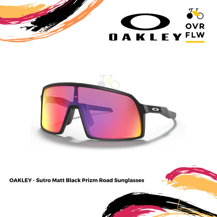 Cuci Gudang Kaca Mata Sepeda Oakley - Sutro Matt Black Prizm Road Sunglasses