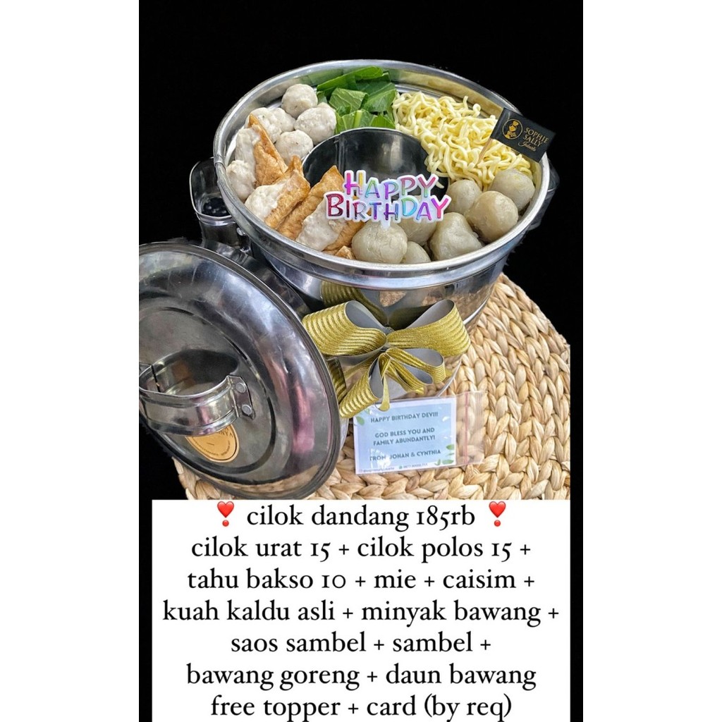 

Natal CILOK DANDANG PAKET HAMPERS NATAL / CHRISTMAS EDITION 2022 Limited