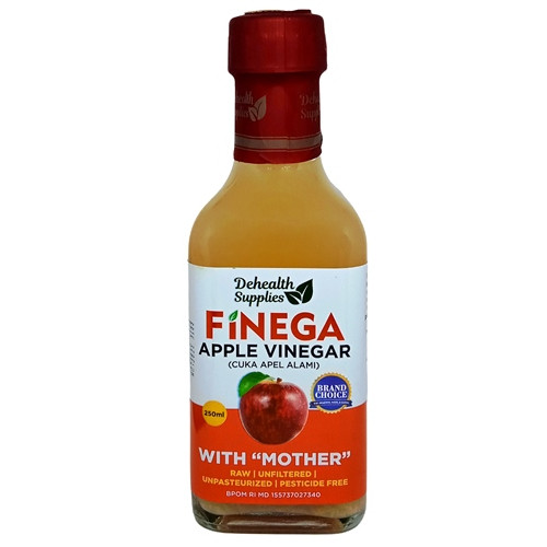 

S16206 FINEGA APPLE VINEGAR CIDER CUKA 250ML BTL MAJU BERSAMA (20250915)