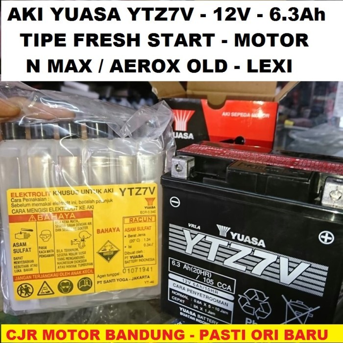 Yuasa Ytz7V Ori Aki Motor Yamaha N Max Aerox