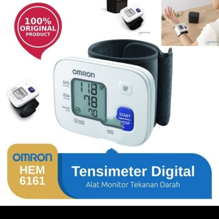 Tensimeter Omron Hem 6161 Pergelangan Tangan Tensj Digital Omron 6161
