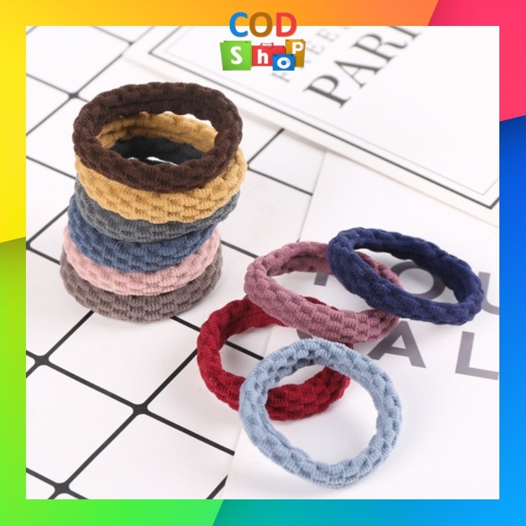 

murah COD - F5105 (20 PCS) Ikat Rambut Elastis / Karet Fashion Wanita / Rubber Band / Women Hair Tie
