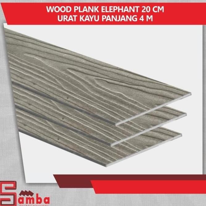 WOOD PLANK ELEPHANT 20 CM URAT KAYU PANJANG 4 M 1011T