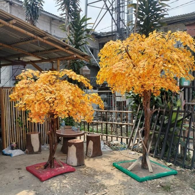 POHON MAPLE ARTIFICIAL/POHON MAPLE OREN/POHON MAPLE HIASAN SUDUT RUANGAN 1111T