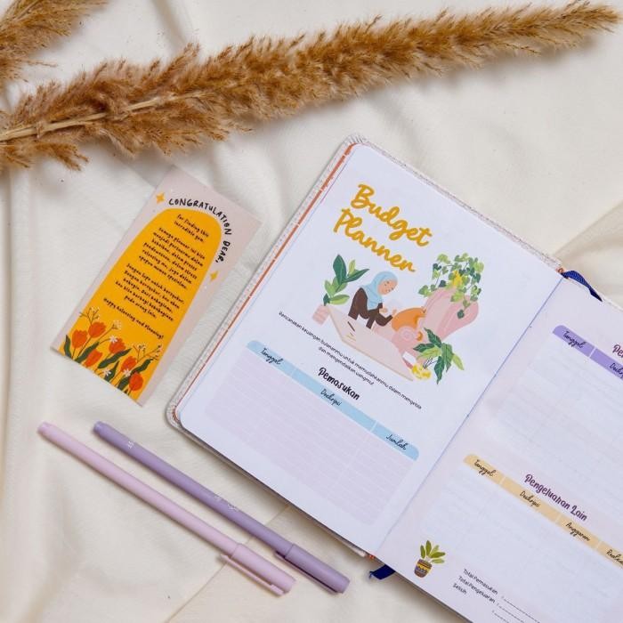 

Buku Agenda Muslimah Planner 2024 Ziyad | 3 In 1 | Plus 3 Bonus