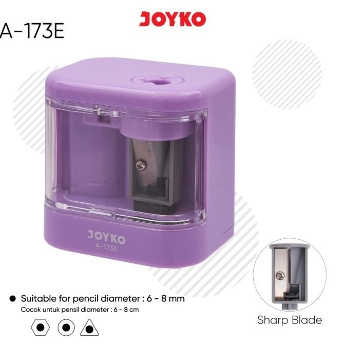 

TERSEDIA ELECTRIC SHARPENER / SERUTAN / RAUTAN ELEKTRIK & MANUAL JOYKO A-173E