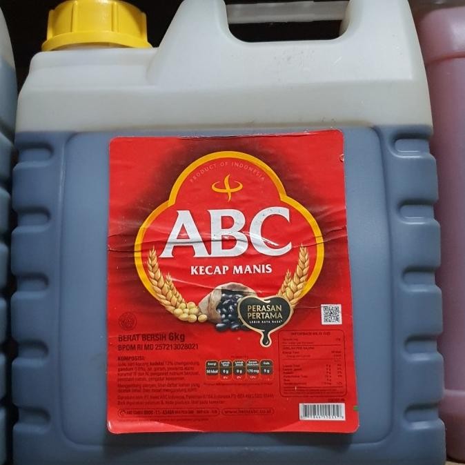 

Kecap Manis ABC Jerigen 6kg