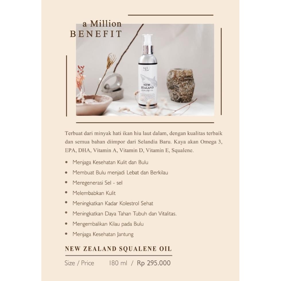 Back to Basic New Zealand Squalene Oil minyak hati ikan hiu