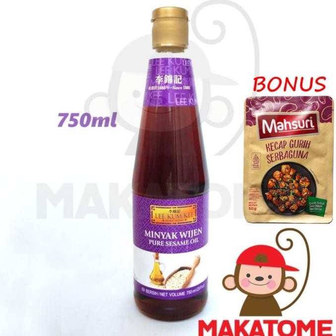 

Lee Kum Kee PURE Sesame Oil 750ml LKK minyak wijen 750 ml hong kong