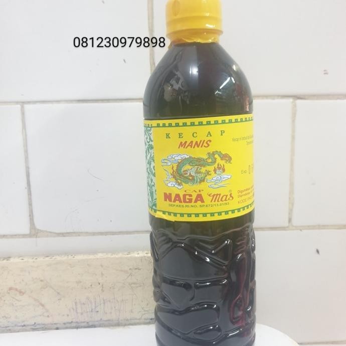 

kecap manis cap naga mas 600 ml 1 krt isi 24 btl