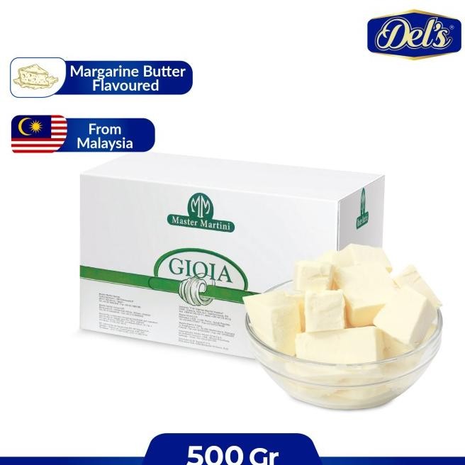 Butter Flavored Vegan Margarine Uned - Master Gioia Mentega 500Gr