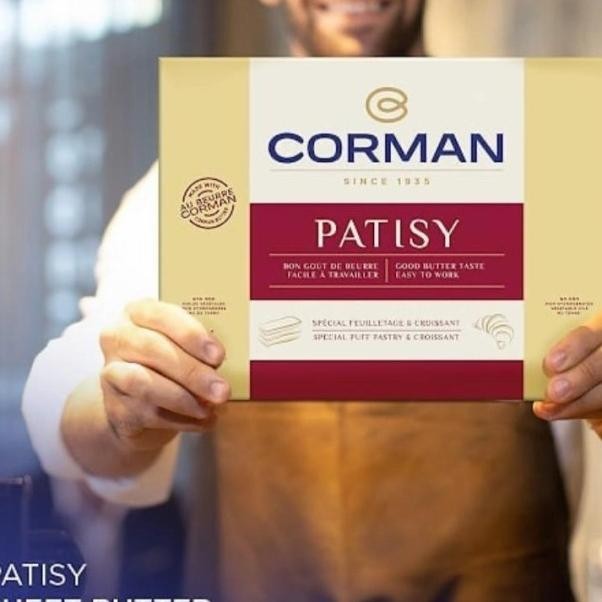 Corman Patisy Sheet Butter Blend 2 Kg Mentega Korsvet Untuk Lanasi