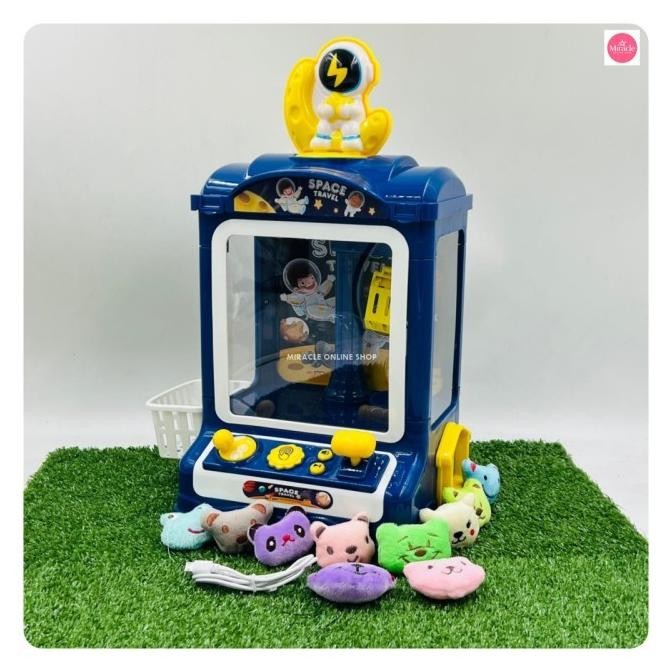 MAINAN JEPIT BONEKA CLAW GAME MINI DOLL MACHINE MESIN CAPIT BONEKA
