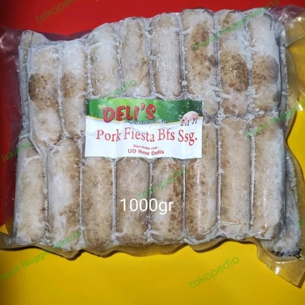 

Pork Breakfast Sausages Deli 500Gr 1000Gr Sosis Babi