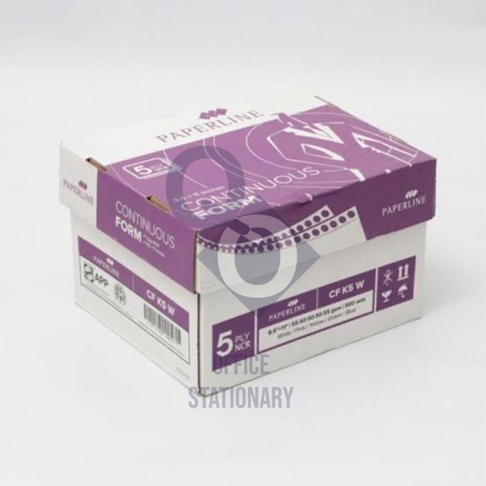 

Kertas Continous Form Paperline PPL CF K5 W 5 Ply