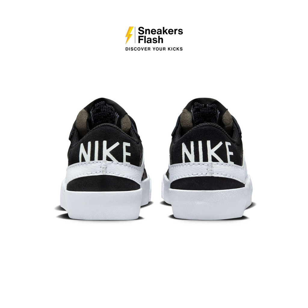 NIKE Blazer Low 77 Jumbo Black White Sail Sepatu Sneakers Wanita - DQ1470002 - Size 36.5