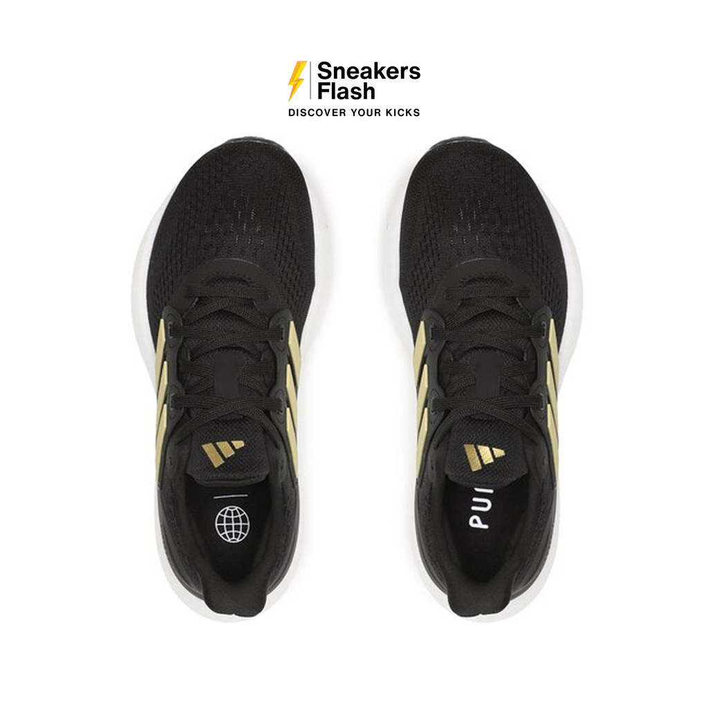 ADIDAS Pureboost 23 Black Gold Sepatu Lari Wanita - IF2391 - Size 37.3