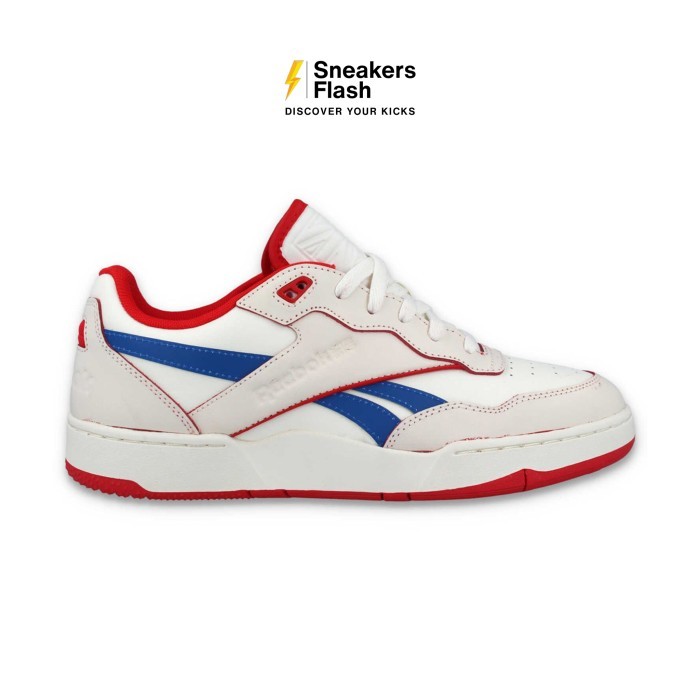 REEBOK Bb 4000 Ii Low Chalk Vector Blue Red Sepatu Sneakers Pria - 100074739 - Size 45