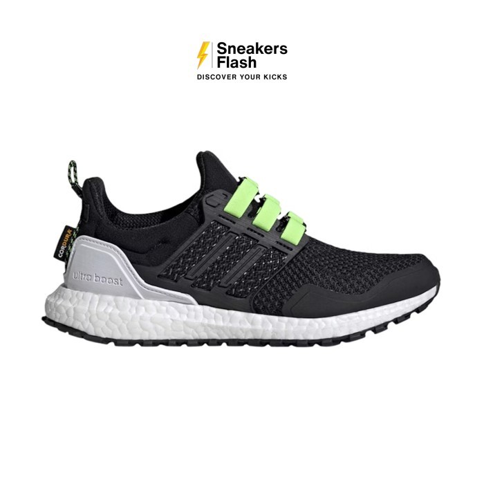 ADIDAS Ultraboost 1.0 Black Lucid Lemon Sepatu Lari Wanita - ID9637 - Size 38