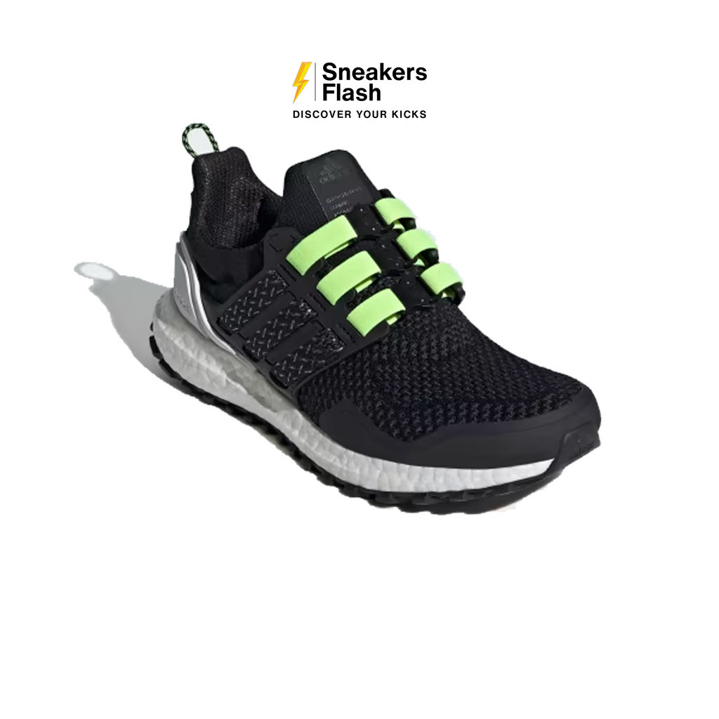ADIDAS Ultraboost 1.0 Black Lucid Lemon Sepatu Lari Wanita - ID9637 - Size 38