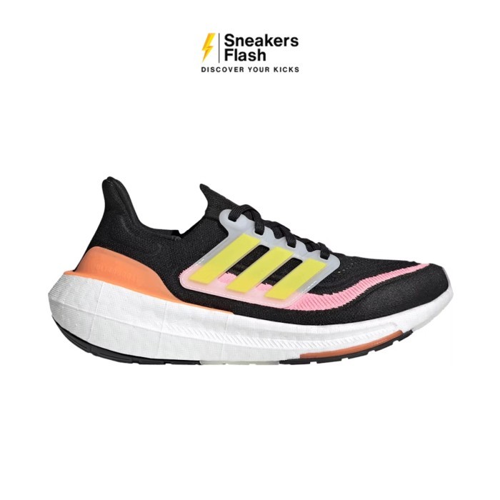 ADIDAS Ultraboost Light Black Yellow Sepatu Lari Wanita - HQ6346 - Size 36