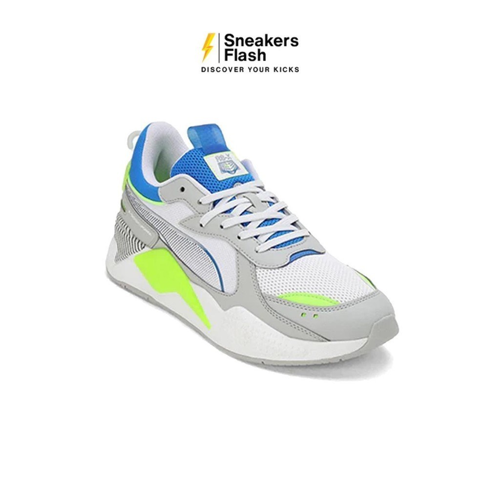 PUMA Rs-X 3D White Ash Grey Sepatu Sneakers Pria - 39002508 - Size 40.5