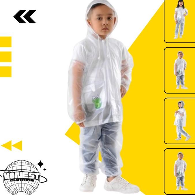 JAS HUJAN ANAK LAKI LAKI PEREMPUAN SD MANTEL HUJAN KARAKTER