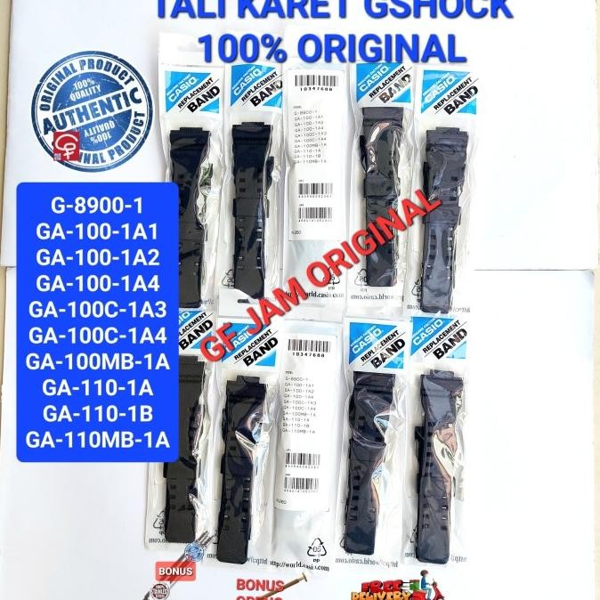 TALI JAM TANGAN GSHOCK RUBBER STRAP G SHOCK GA100 GA110 G8900 ORIGINAL