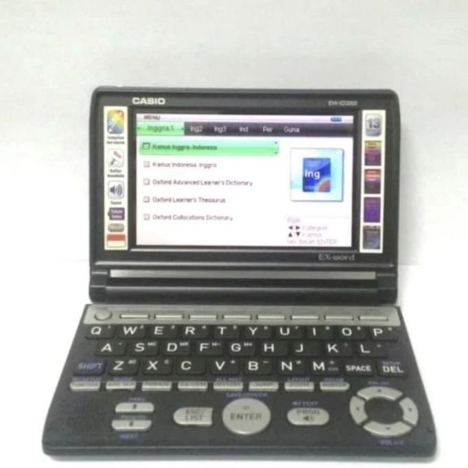 

TERSEDIA KAMUS INGGRIS ELEKTRONIK CASIO EW-ID2000 EX-WORD ELECTRONIC DICTIONARY