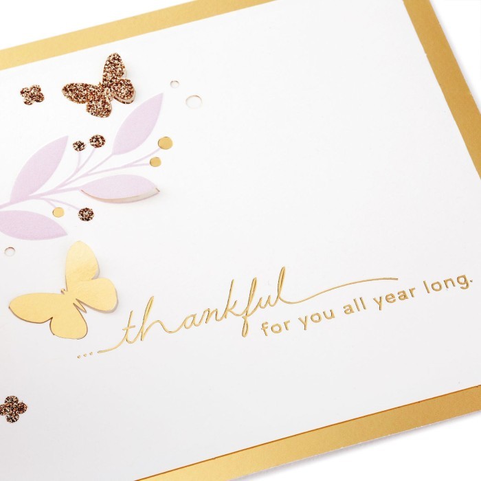 Greeting Card- Kartu Ucapan-Hallmark-Butterfly-Thinking Of U-3D Pop-Up Stok Terbatas